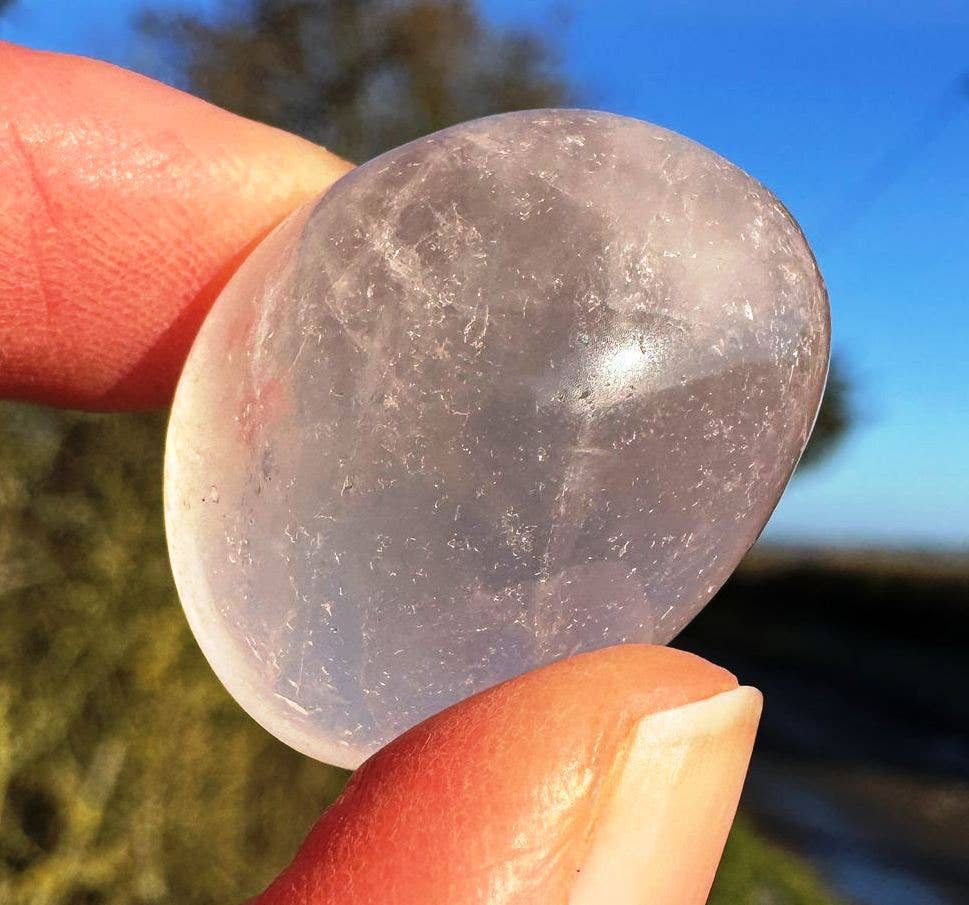 Elf Kendal Hippies - Wholesale Spiritual Stone/Crystal - Rose Quartz mini tumble 1-3cm pink quartz tumbles Love stone3