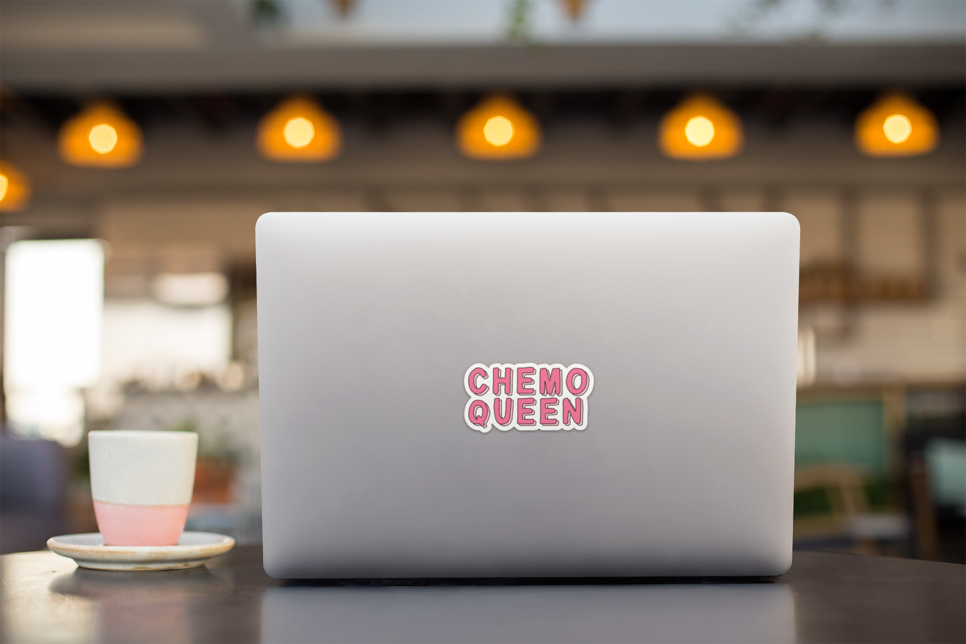 Five Dot Post - Wholesale Sticker - Chemo Queen Cancer Support Vinyl Sticker Cancer Survivor1