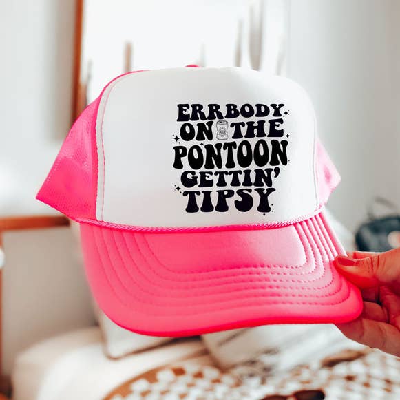 Errbody On The Pontoon Gettin' Tipsy DTF Heat Transfer for wholesale by Trendy Transfers