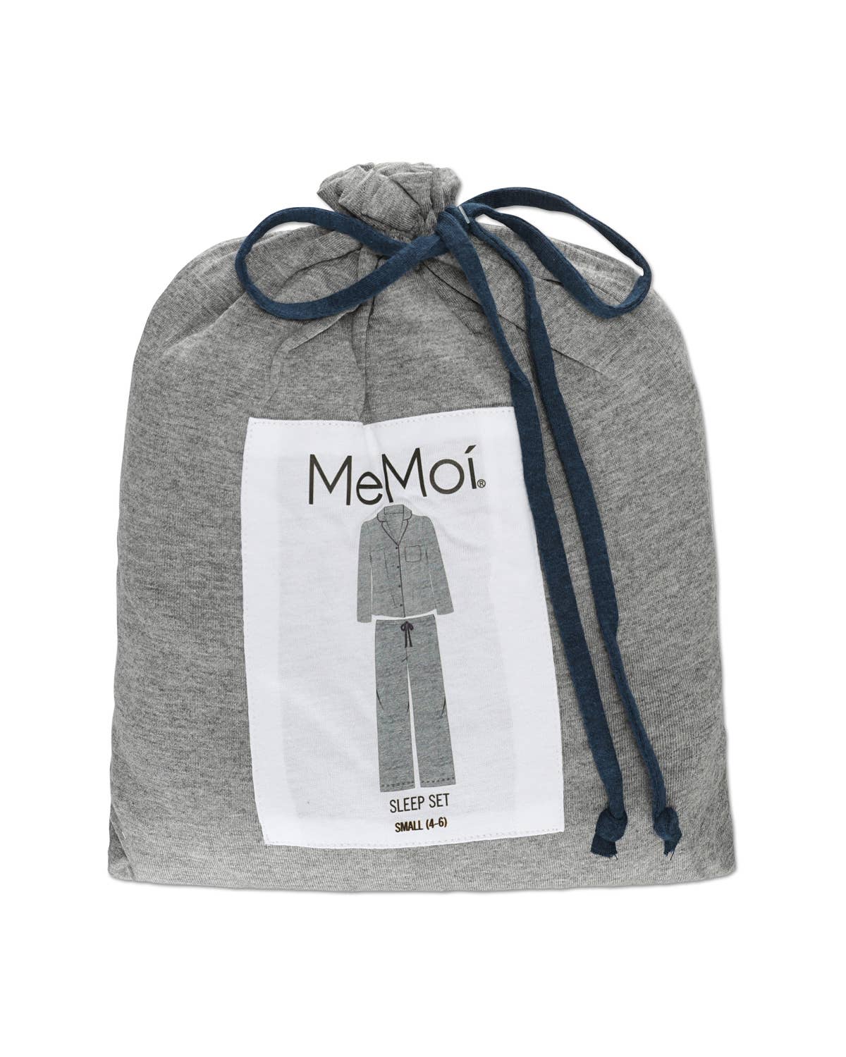 Med Gray Heather Notch krave bomuld blanding PJ sæt for engroshandel på Faire5