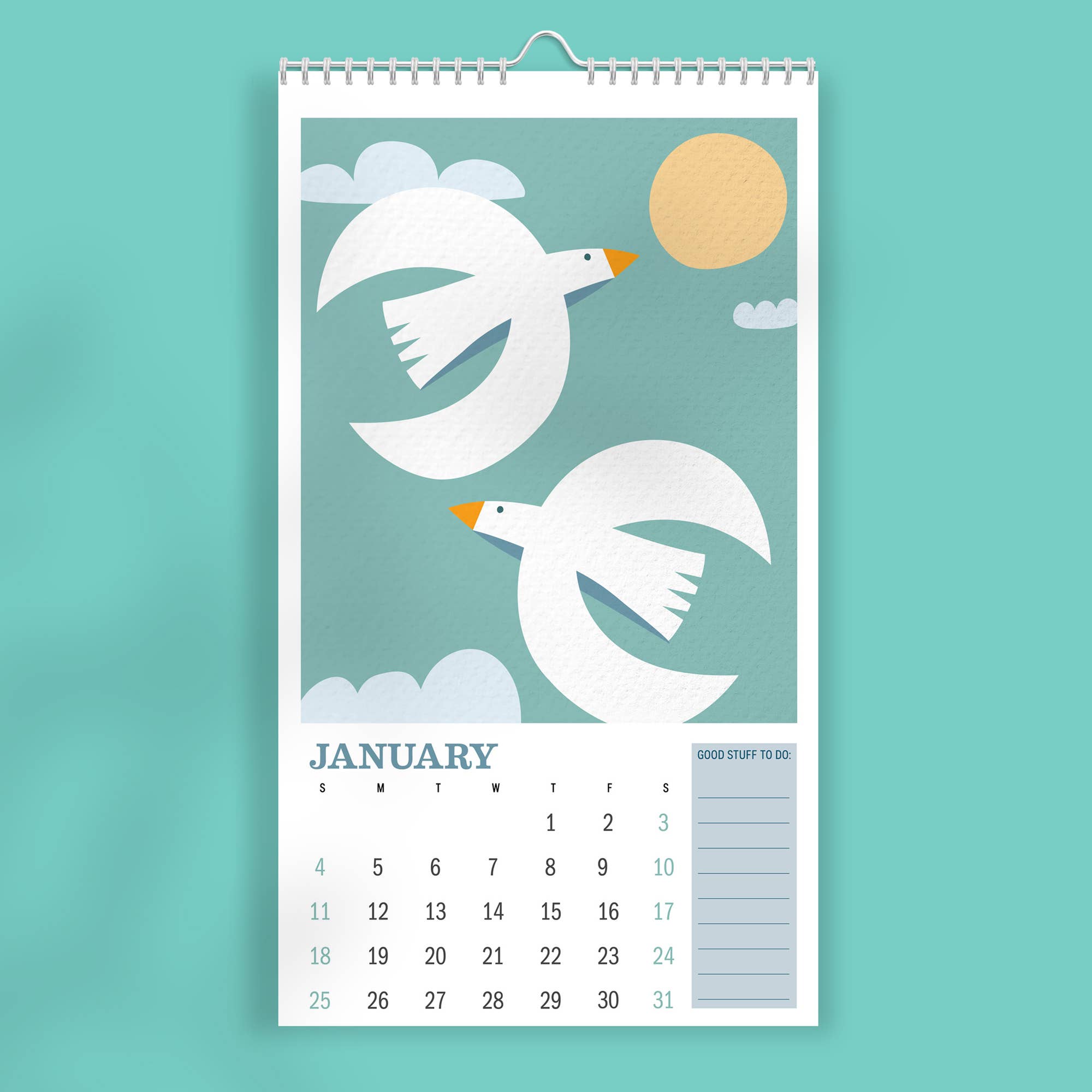 strawberryluna - Wholesale Calendar - 2026 Wall Calendar Illustrated Botanicals and Nature Art1