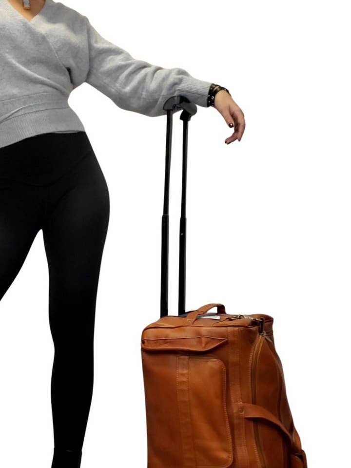 Rey Extra Large Wheelie Duffel for wholesale by Charlie Leather