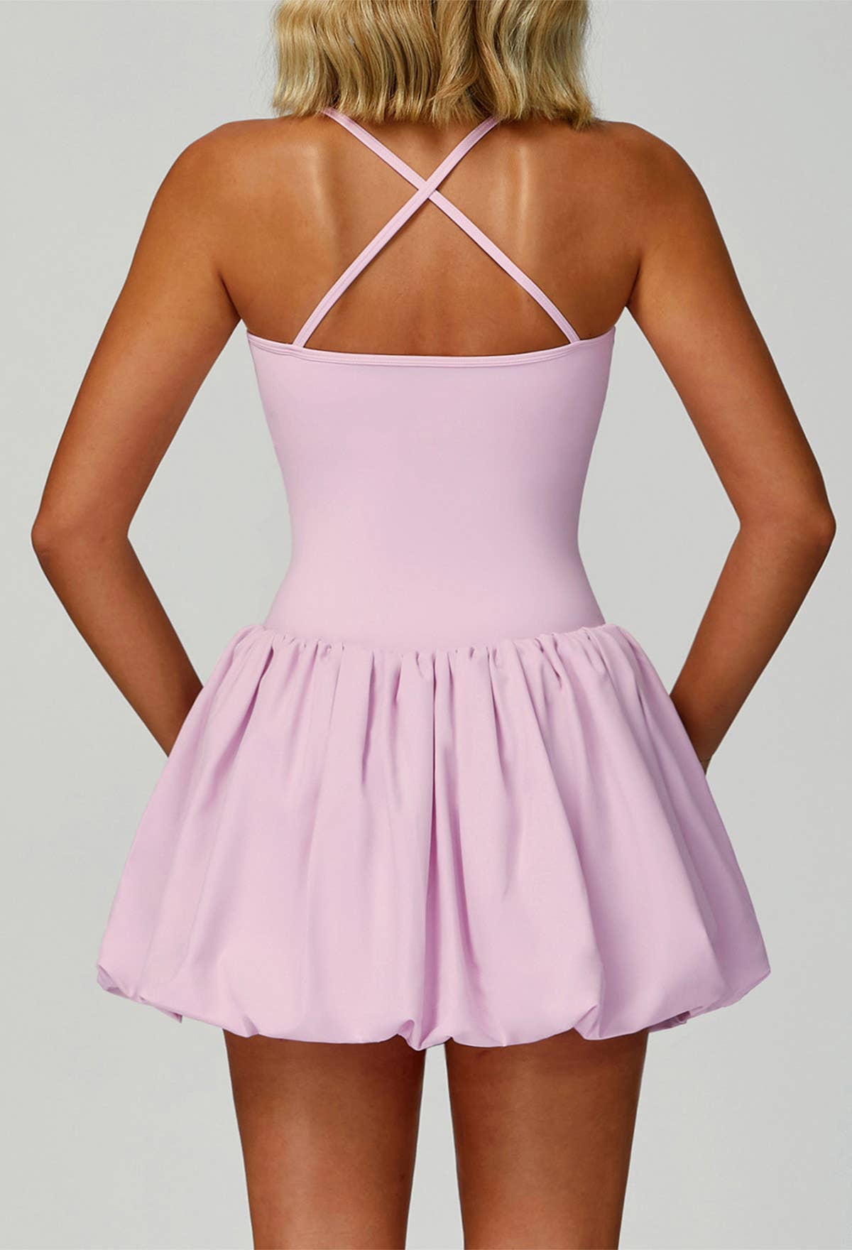 Crave by FW – wholesale Athletic dress – Women′s – Cross Back Tennis Dresses with Short and Pocket24