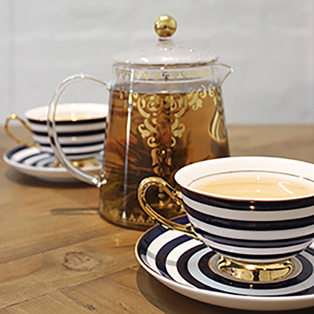 LyndalT - Vendita all'ingrosso Teiere - Teiera in vetro a tema marocchino - 800 ml8