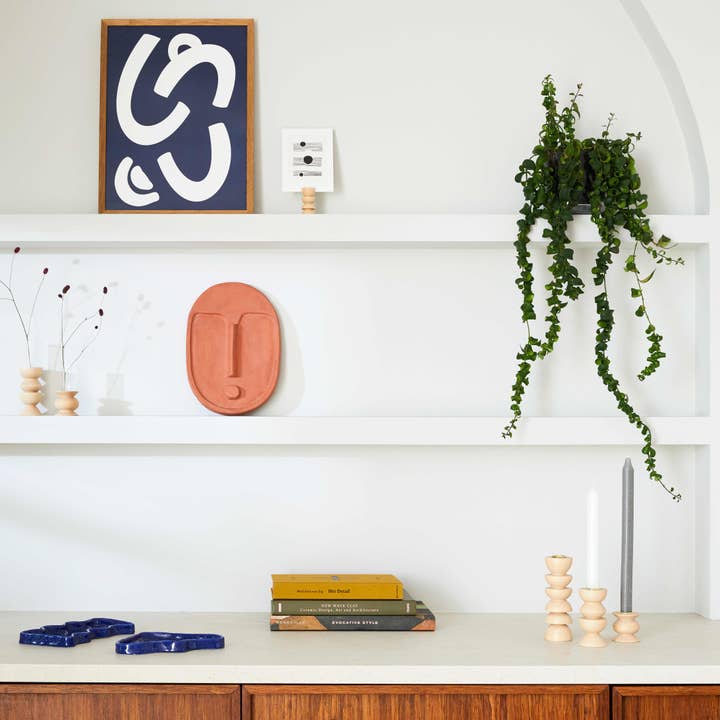 5mm Paper - Vendita all'ingrosso Vassoi decorativi - Vassoio in ceramica a onde - triangolo blu5