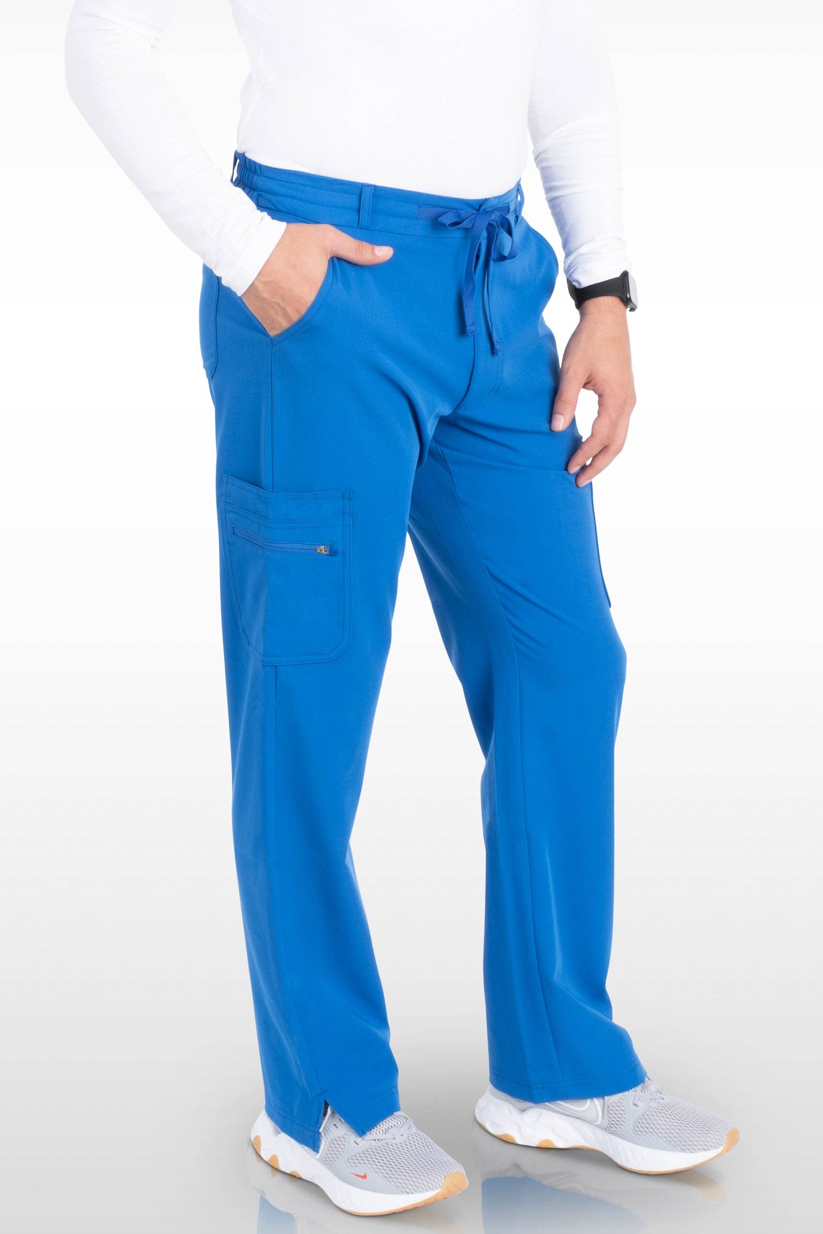 Aura Naturale – Engroshandel Sygeplejeruniform – til mænd – Java Herre French-Fly Scrubs Bukser med 9 lommer (96001)22