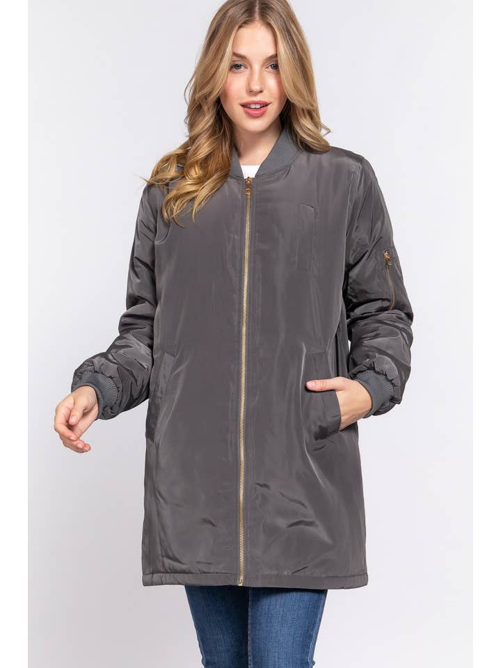 Active Basic | Active USA – Großhandel Bomberjacke – Damen – Langarm-Bomberjacke