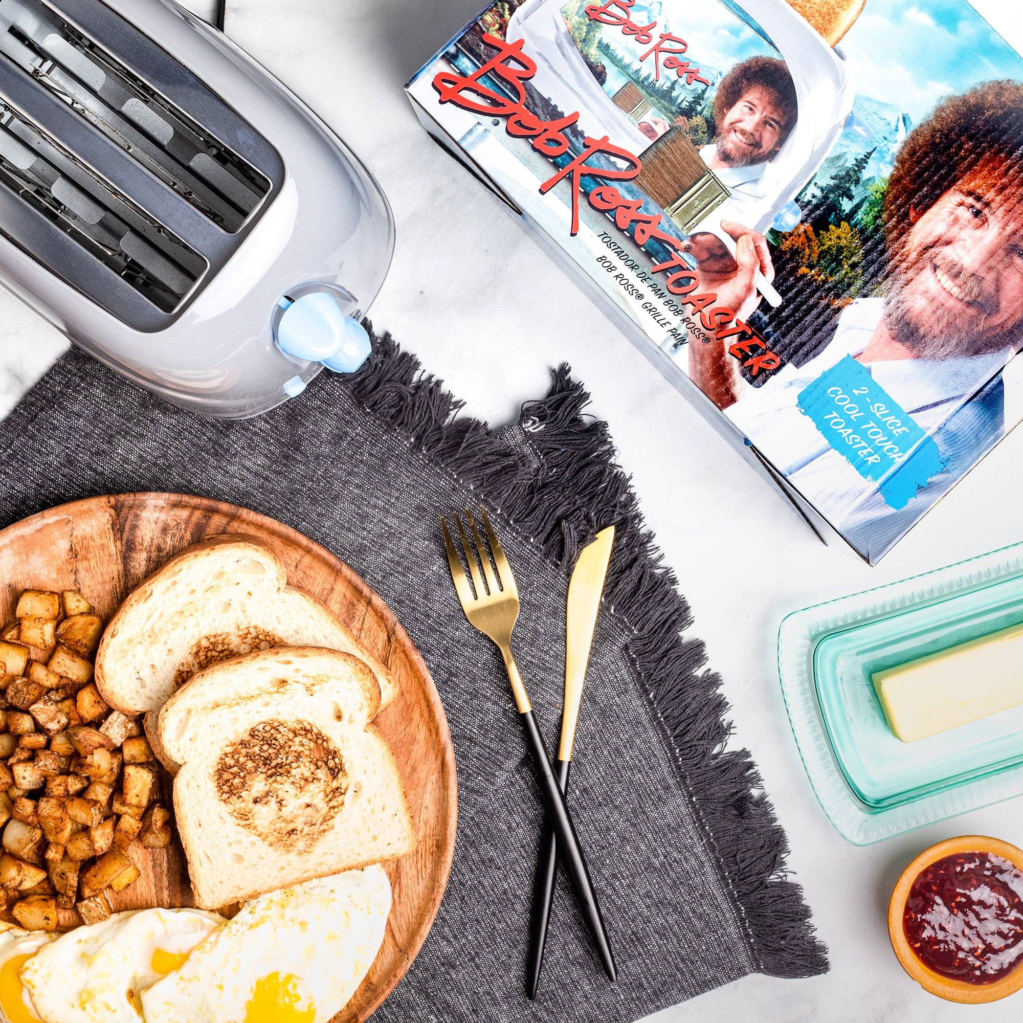 Uncanny Brands - Wholesale Kitchen Appliance - Uncanny Brands Bob Ross 2-Slice Toaster1