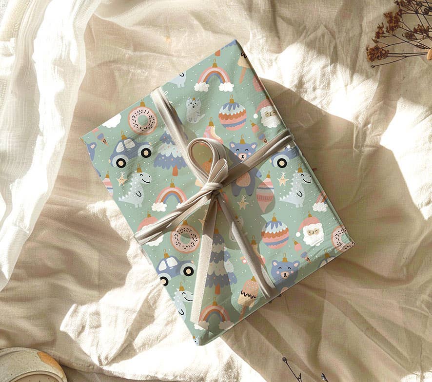 NynkeOntwerpt – Engroshandel Gavepapir – Gavepapir | Christmas Green0