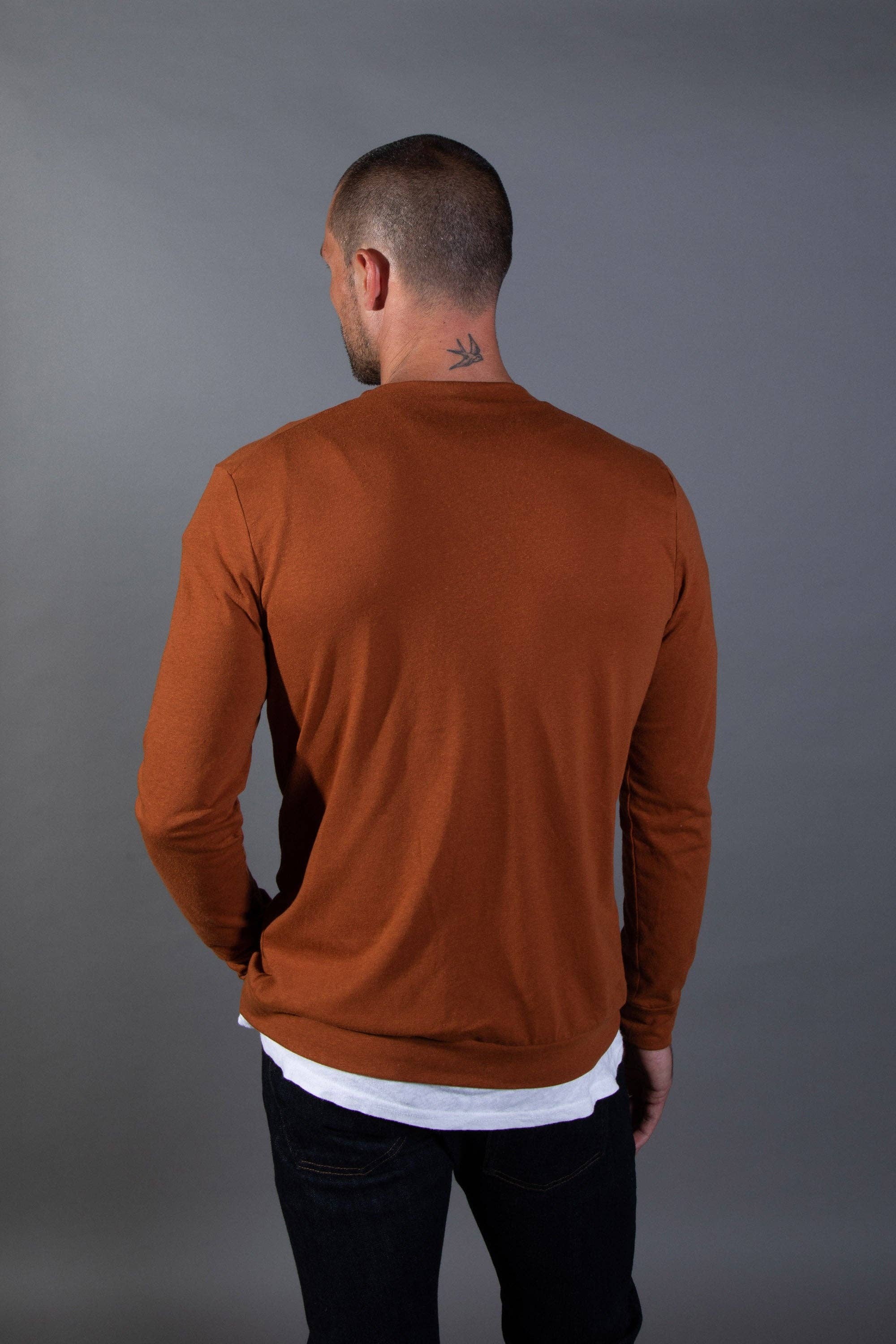 Mika Jaymes - Wholesale Cardigan - Men's - Men's Tri-Blend Cardigan Sweater1