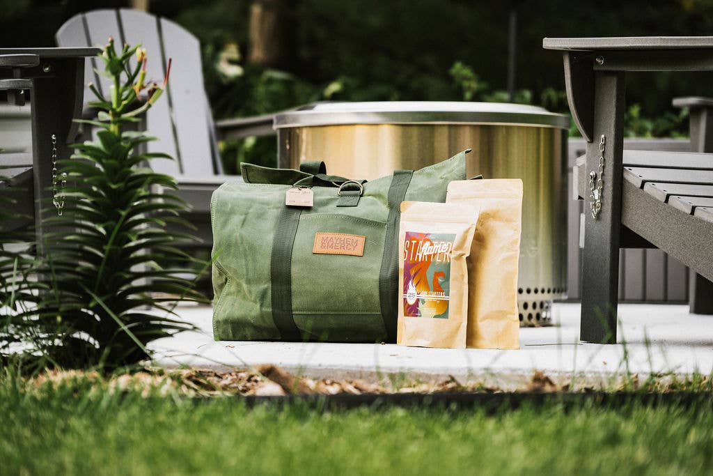 Mayhem & Mercy - Vente Tote bag – unisexe - Sac de transport pour bois de chauffage en toile cirée de qualité supérieure et fourre-tout9