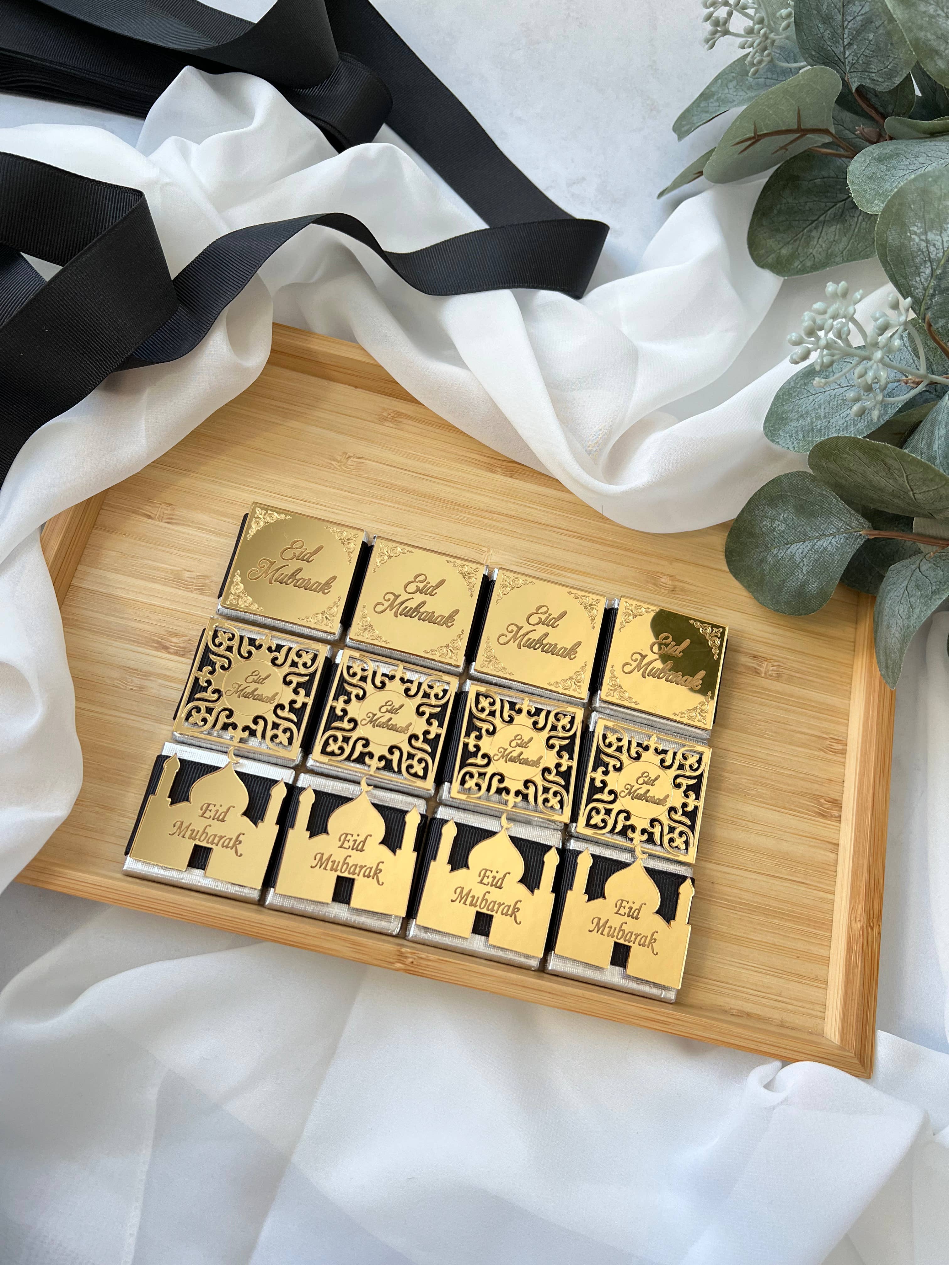 Uniq Favors - Wholesale Chocolate Box - Eid Mubarek Chocolate Box, Ramadan Kareem Favors13