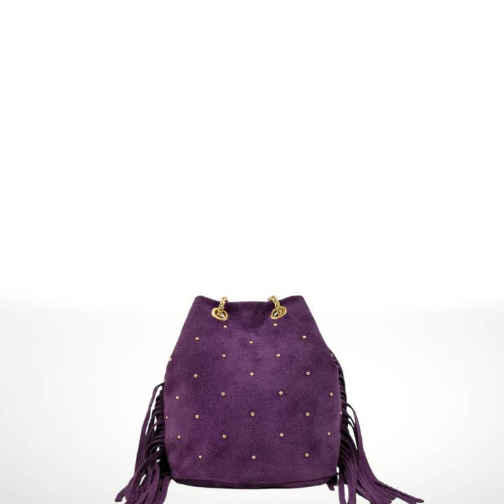 ITALIAN'S LEATHER - Wholesale Shoulder bag – women's - Flora ² Suede leather shoulder bag15