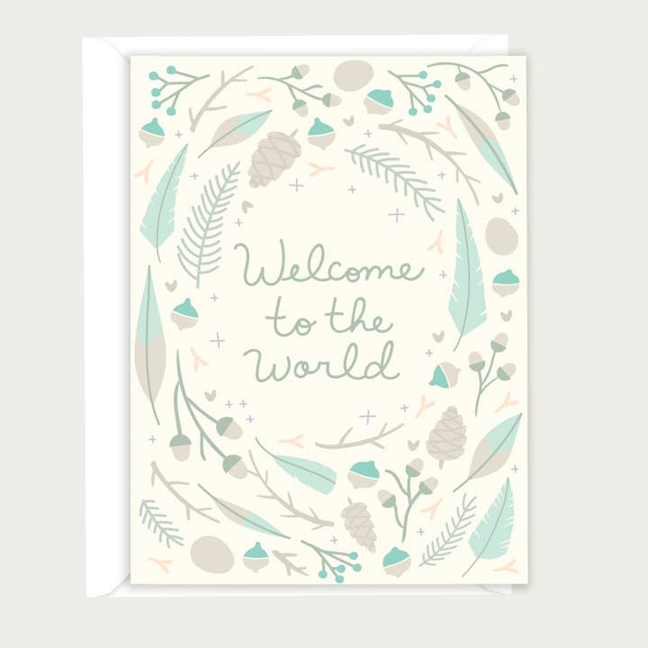 Welcome To The World New Baby Greeting Card for wholesale by Madison Park Greetings