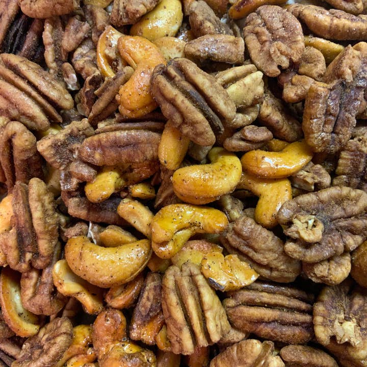 Captain Crazy’s Nuts and Fine Snacks - Wholesale Nuts - JIM BEAM BOURBON Ole Fashn'd Pecan Cashew Mix5