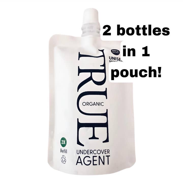 True organic of Sweden USA - Wholesale Deodorant - Unisex - Undercover agent original scent refill pouch0
