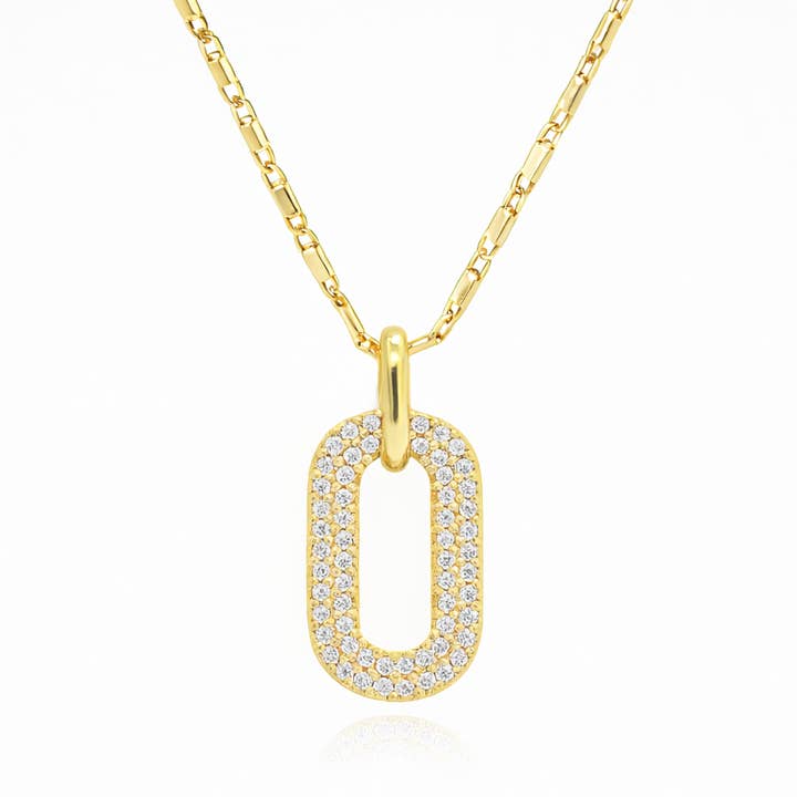 Hohles Pavé-Halskette für den Großhandel von LA MENO