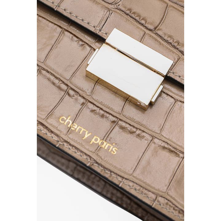 Cherry Paris - Wholesale Messenger Bag - Women's - MILENA CROCO bag - 407420