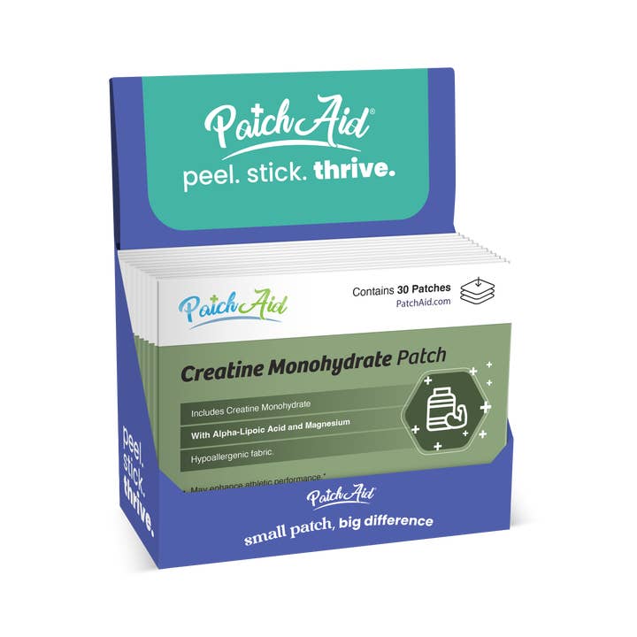 PatchAid - Wholesale Voedingssupplement/vitamine - Creatinemonohydraatpleister - Spierkracht en herstel