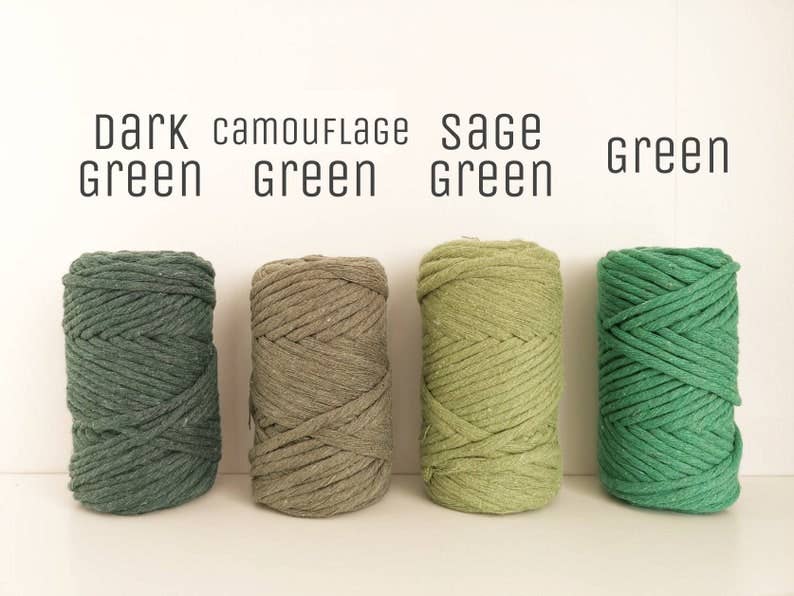 Buluty – Engroshandel Garn – 4,5 mm enkelt snoet super blød macrame garn i bomuld4