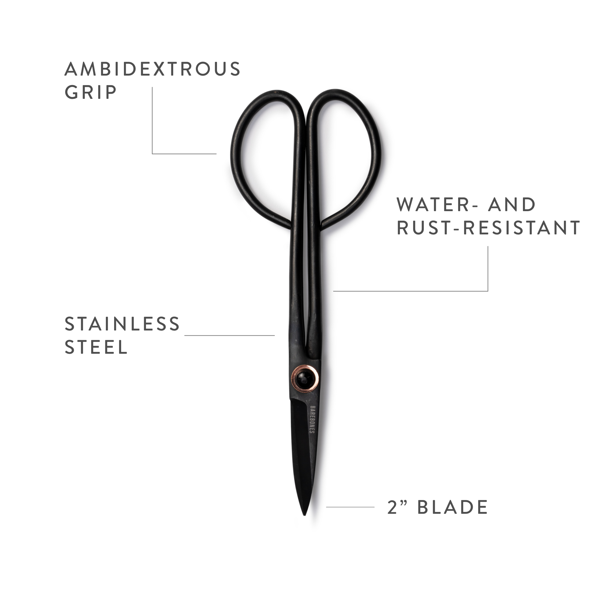 Barebones - Wholesale Scissors and Shears - Artisan Trimming Shears4