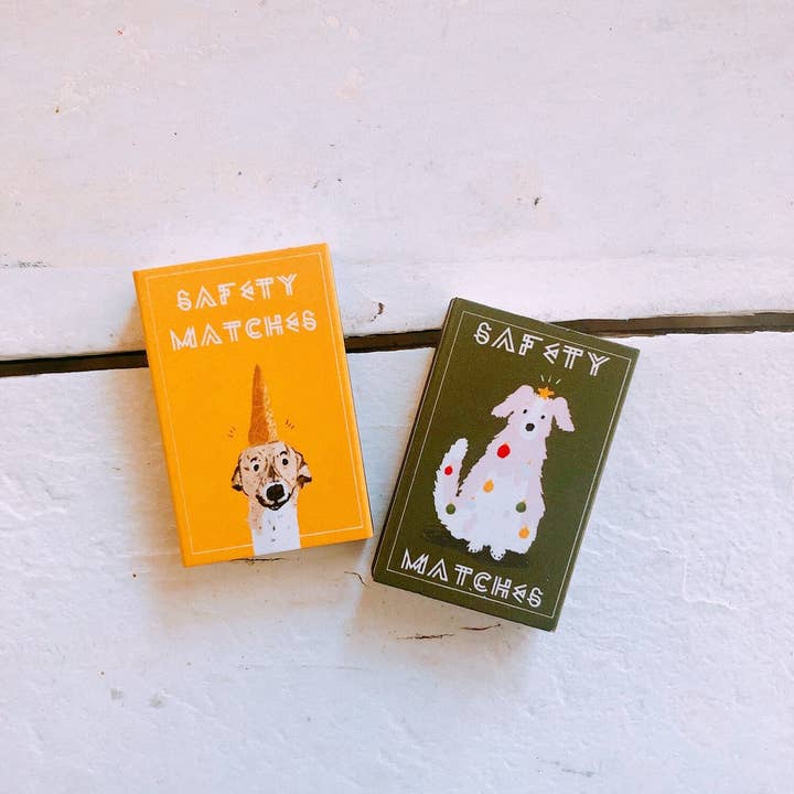 Emily Petrilla Illustrations - Wholesale Matches - Cute Dog Matchboxes, Matches, Decorative Matches2