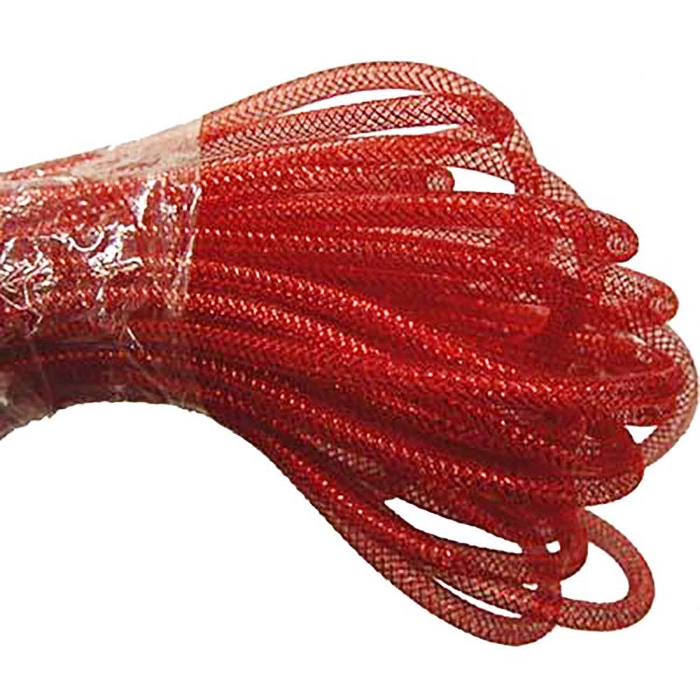 Trendy tree – wholesale Craft supplies – Red with Red Foil Deco Flex Tubing RE3004360