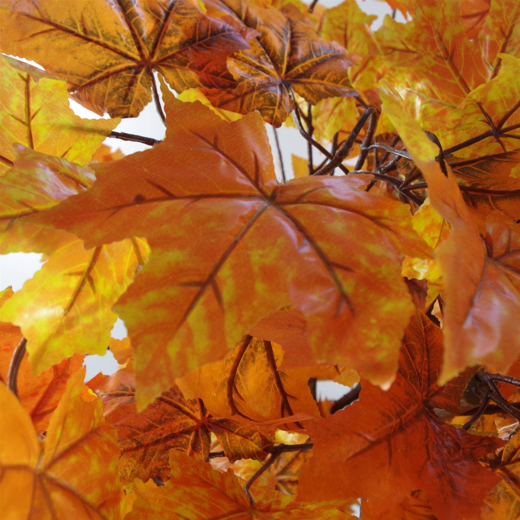 Leaf Design UK LTD - Wholesale Artificial Plant - Artificial Tree Large Orange Maple Autumn 125cm.6