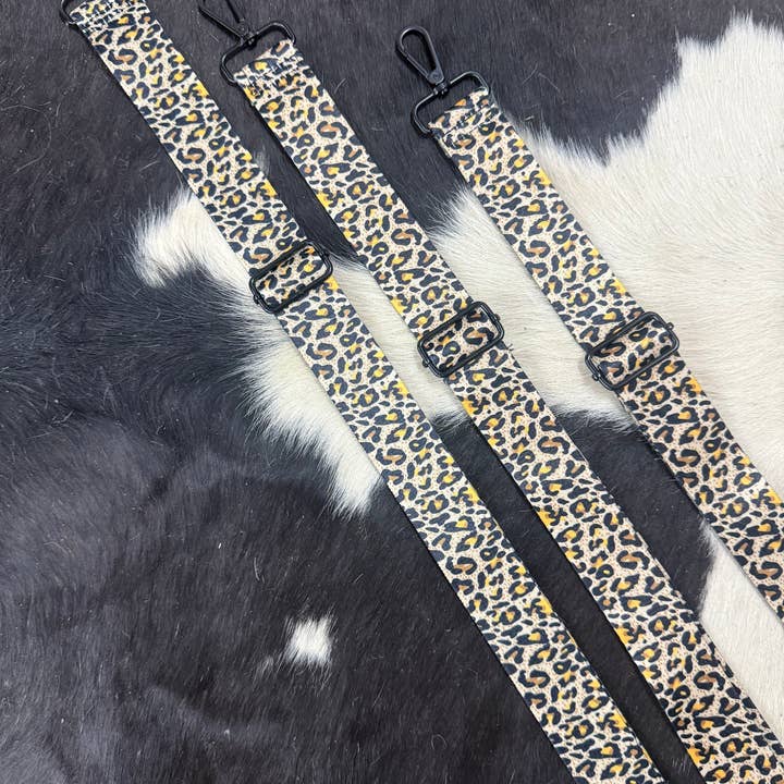 Udsalg på pungestrop: Leopard - Gepard justerbar for engroshandel hos Texas Western Cowhide Bags and More