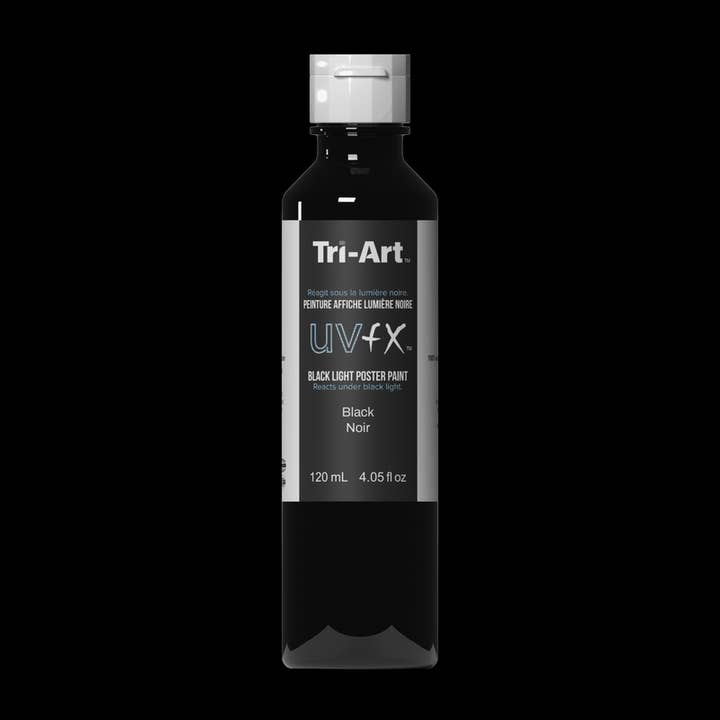 Tri-Art Mfg. - Wholesale Paint Set - UVFX Black Light Poster Paint - Black3