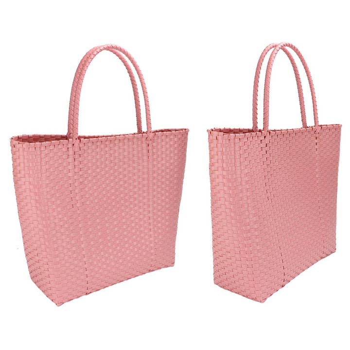 Sensibling Corp. - Wholesale Tote Bag - Women's - Basket Weave Tote Bag / Shoulder Bag