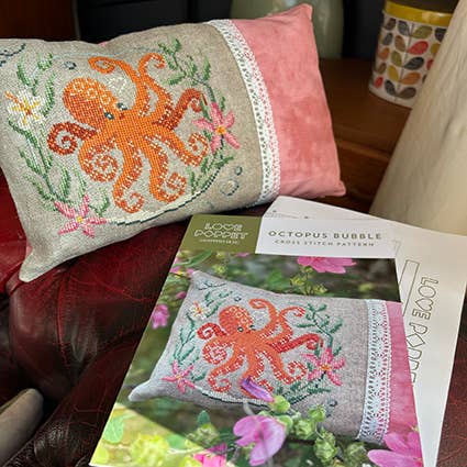 Love Poppet – Material para bordar/ponto de cruz por atacado – Kit de Ponto Cruz Moderno - Polvo Bubble2