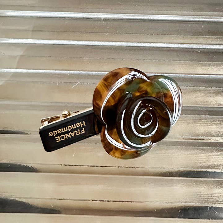 Tourtiwi - Wholesale Hair Clip - Women's - Acetate simple French three-dimensional flower Duckbill clip6