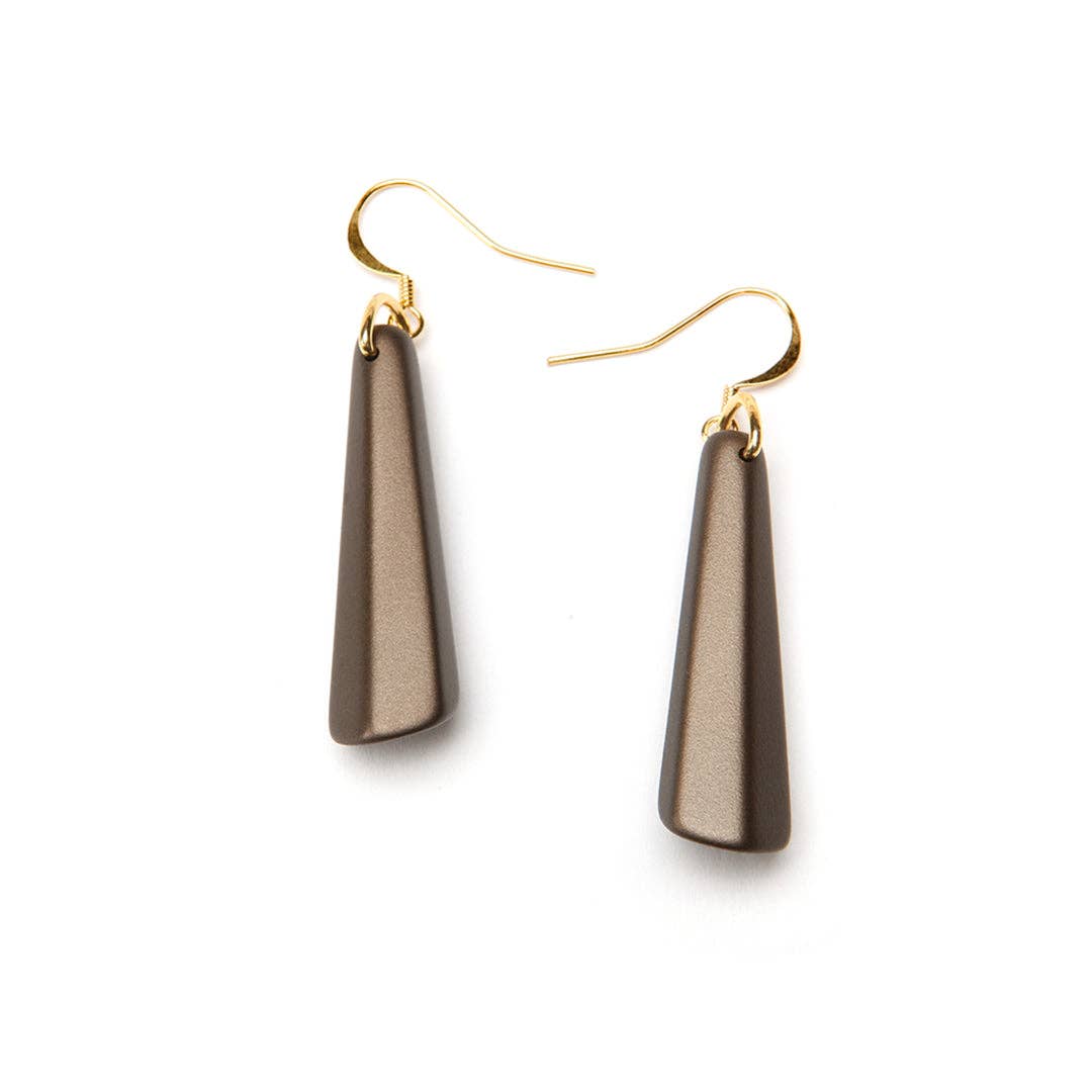Bronze Boucle d'oreille Barile Drop, taille S, bronze en vente sur Faire0