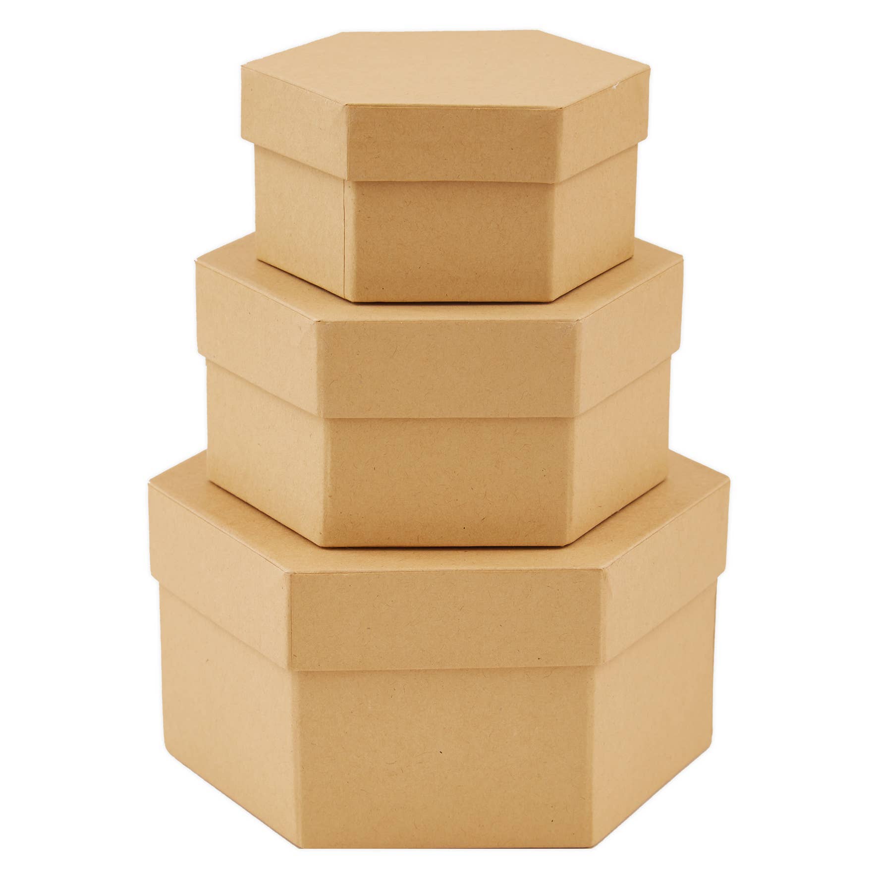 West Design Products UK – wholesale DIY craft kit – Bare Basics - Nesting Boxes - Hexagon (S/M/L)2