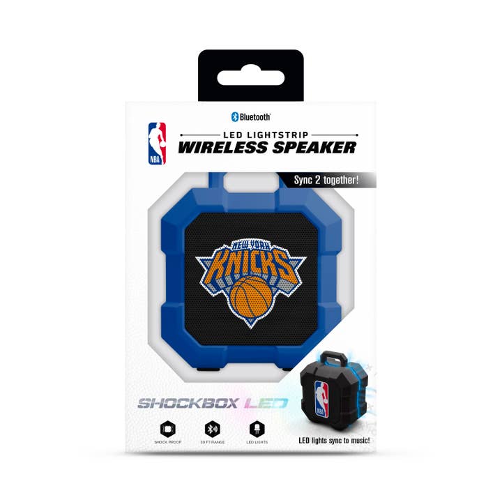 Prime Brands Group - Wholesale Speakers - NBA New York Knicks Shockbox Wireless Speaker