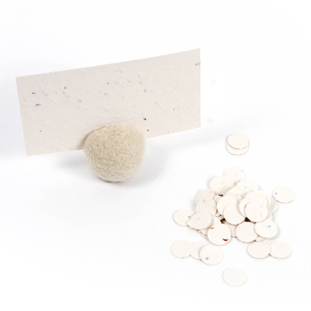 Studio 82° - Wholesale Place Card / Place Holder - Wildflower Seed Card - Frost White7