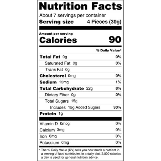 Coblentz Chocolate Company - Wholesale Gummy - Peach Rings Bag With Bow1