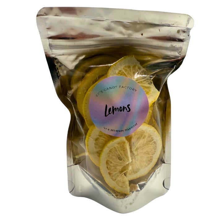 Freeze Dried Lemons | Freeze Dried Fruit for wholesale by CC’s Candy Factory