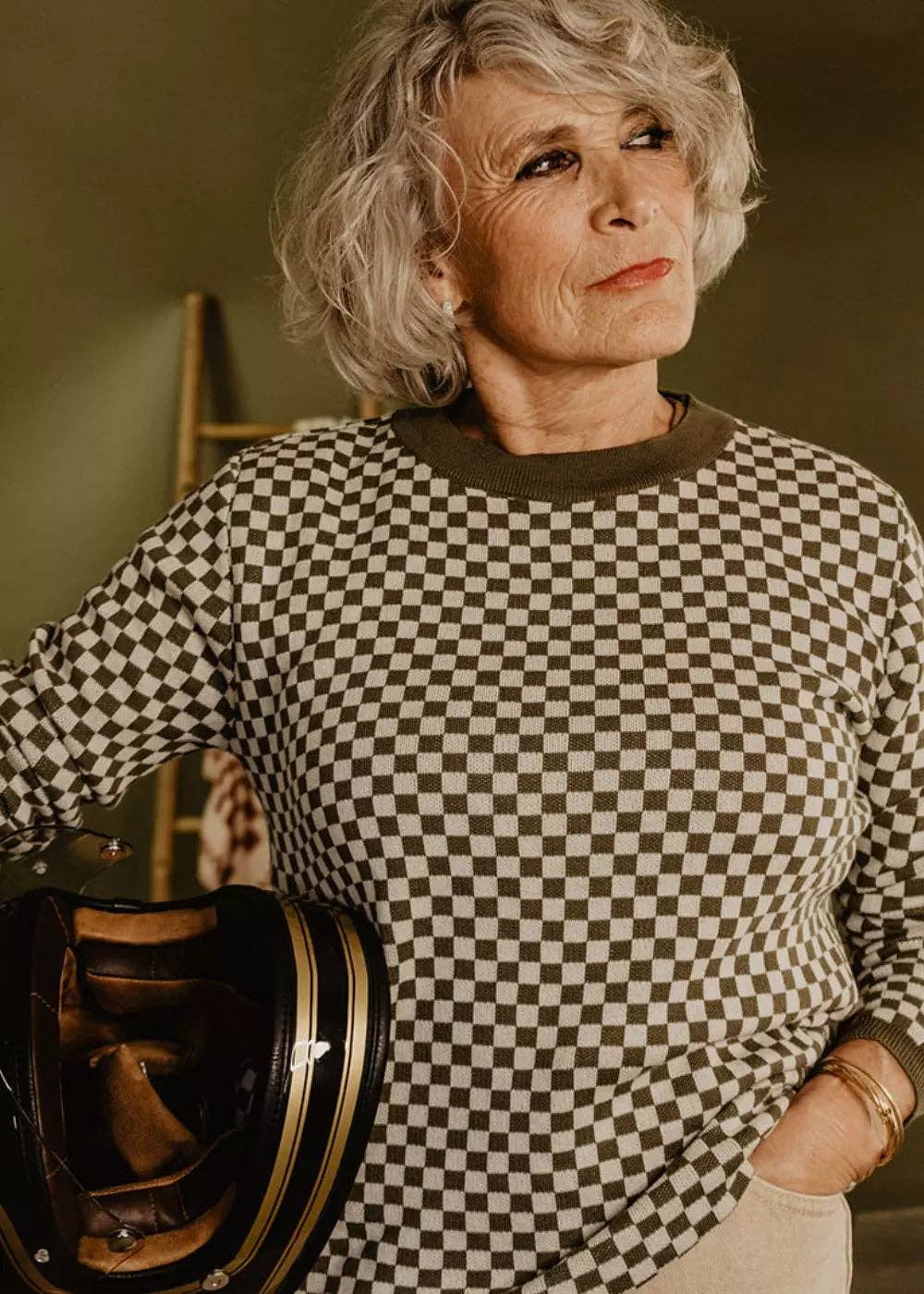 WILDUST - Wholesale Knit Sweater - Women's - JUMPER - KHAKI4