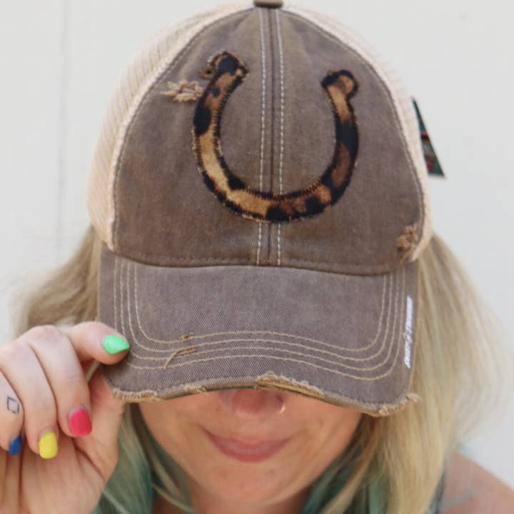 Sweet Texas Treasures - Venta al por mayor Gorra trucker - Unisex - Gorra camionero sucia Big Cat Leopard