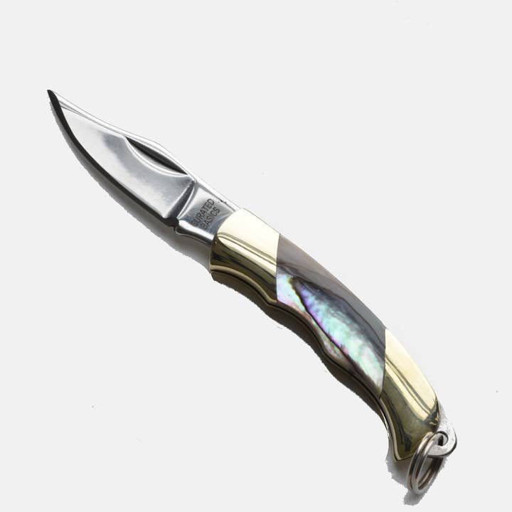 Curated Basics - Wholesale Pocket Knife/Holder - Assorted Mini Inlay Folding Knife6