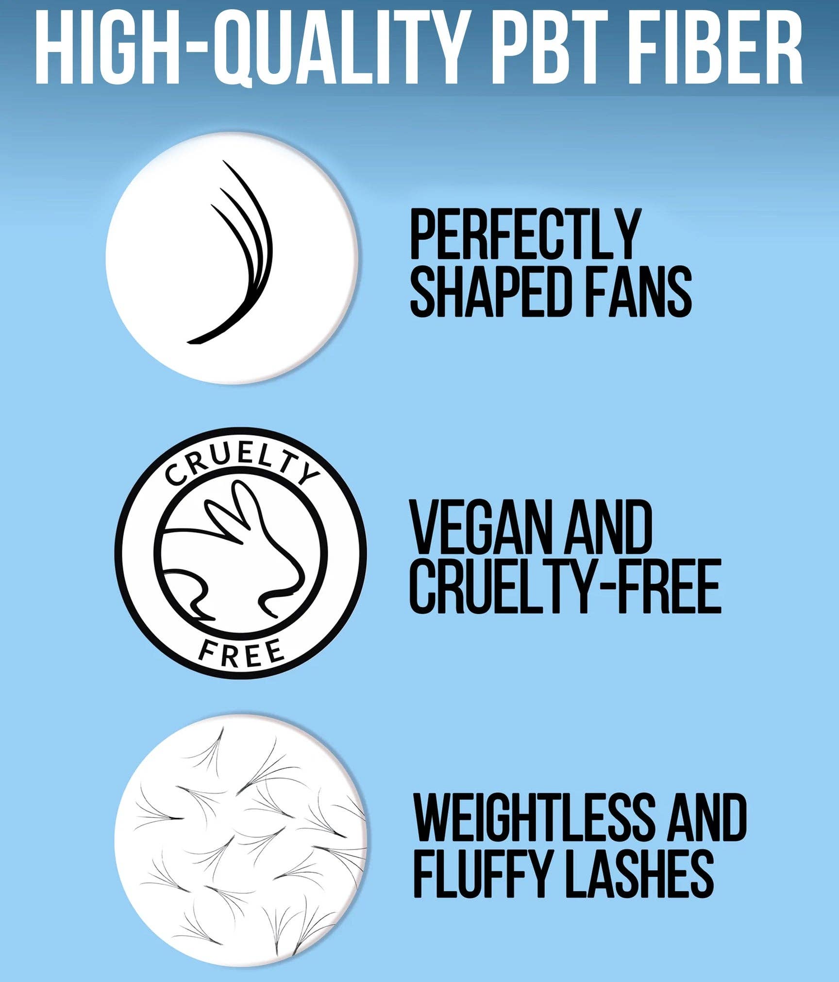 Stacy Lash - Wholesale False/Fake Eyelashes - 16 Rows - Premade Eyelash Extension Volume Fans 7D2