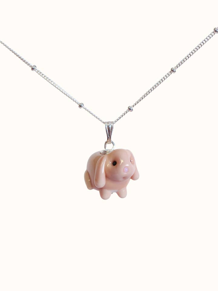 Bunny Charm Necklace for wholesale by Picnic Blanket
