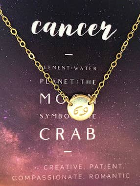 Collar Astrología Cáncer para venta al por mayor de Selah Vie