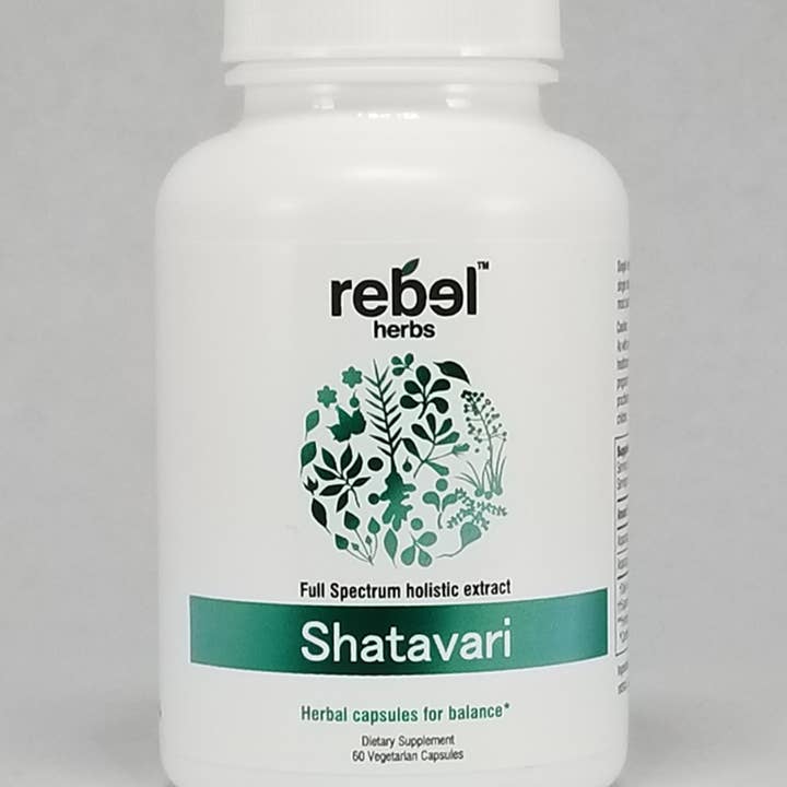 Organic Shatavari Vegetarian Capsules - 60 Count for wholesale by Rebel Herbs