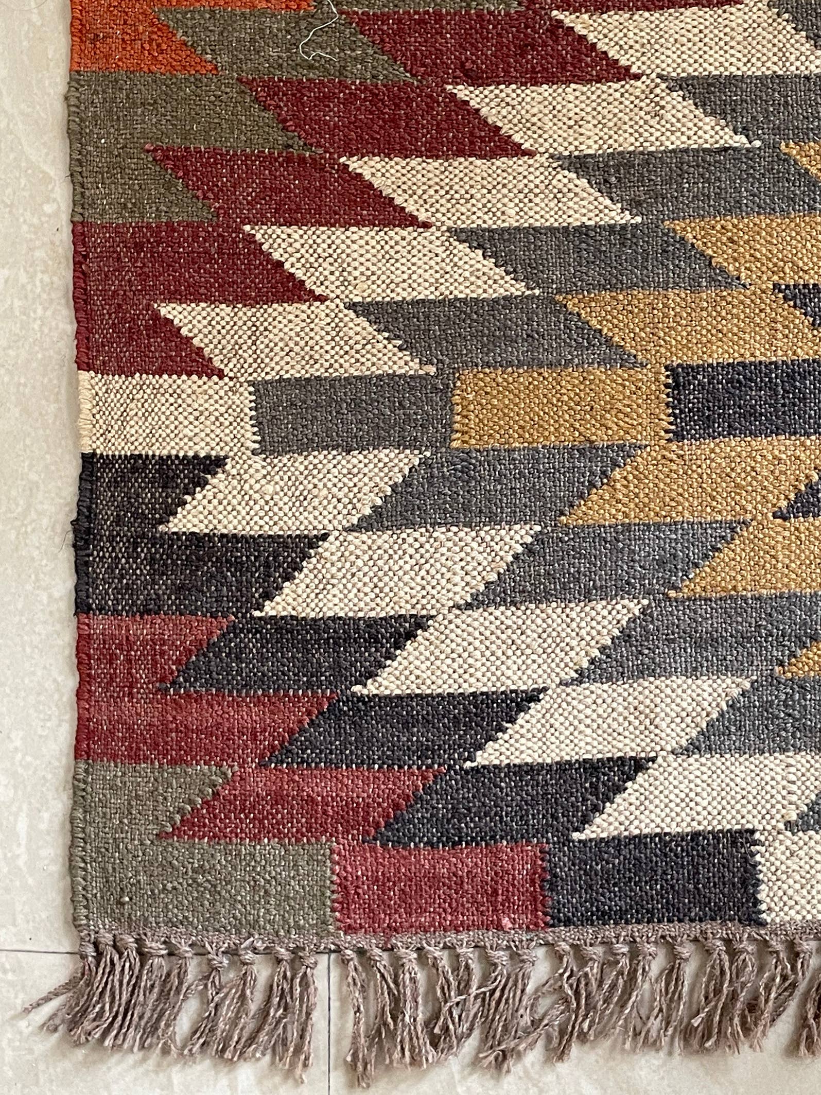 Rugs Boutique – wholesale Area rug – 3 x 8 Ft - Jute\Wool Handmade Kilim RugCarpet,Home Decor.3