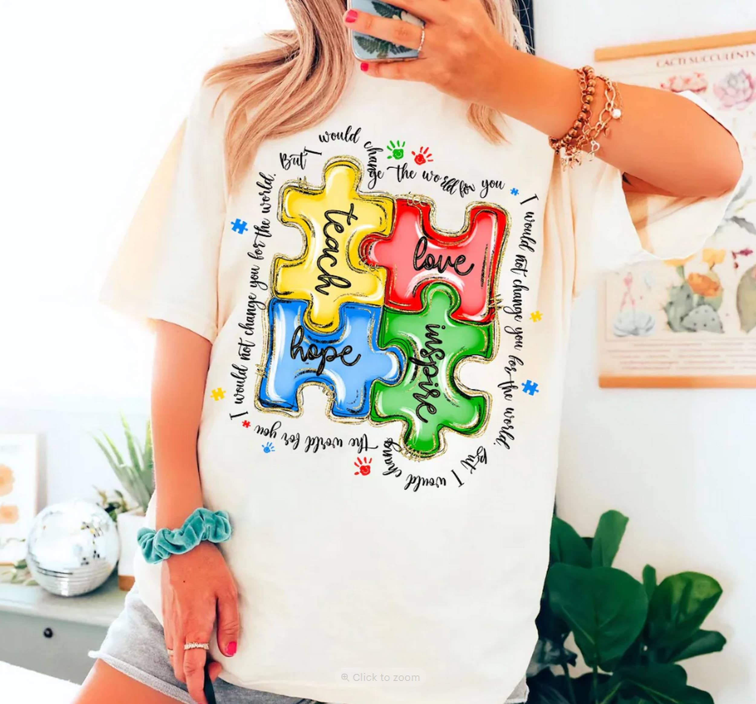 Black Glitter Puzzle Autism Shirt, Autism Awareness Shirt, Autism  for wholesale on Faire0