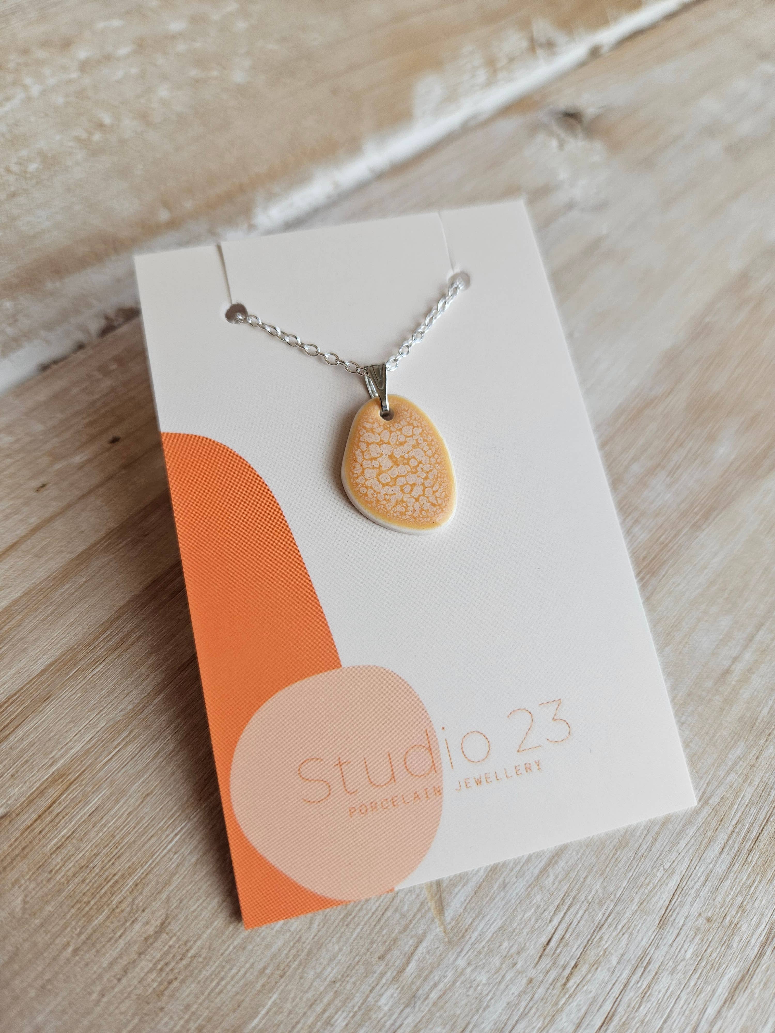 Studio 23 Ceramics – wholesale Pendant/charm necklace – NEW DESIGN Pendant Pebble14