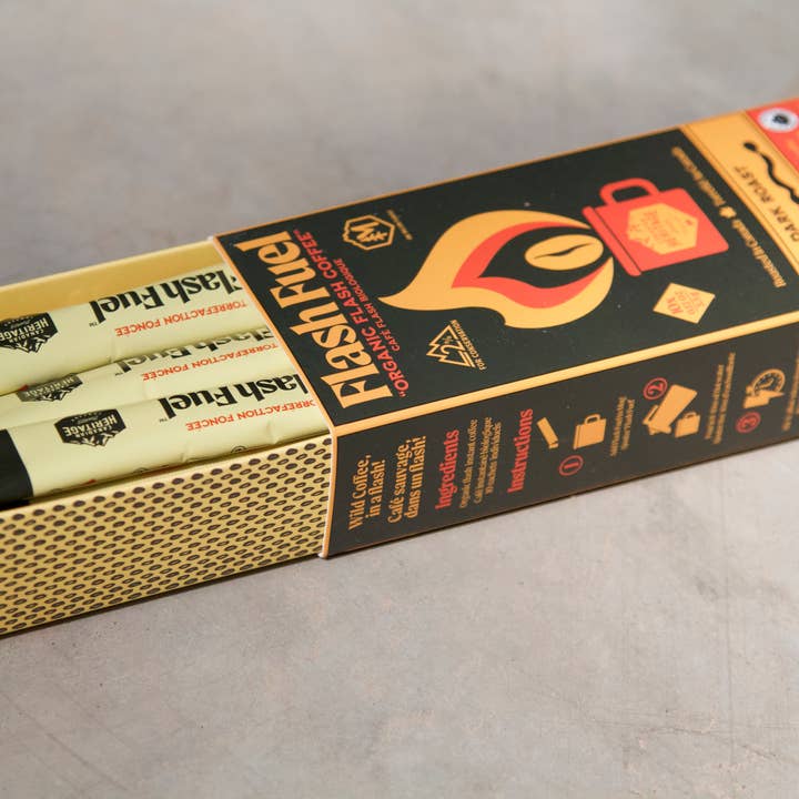 Canadian Heritage Roasting Company - Wholesale Instant Coffee/Espresso - Flash Fuel Organic Instant Coffee - Dark Roast
